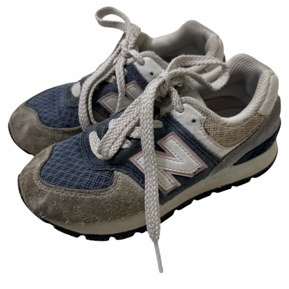New Balance Kids 574 Rugged Summer Brights sneakers size 12